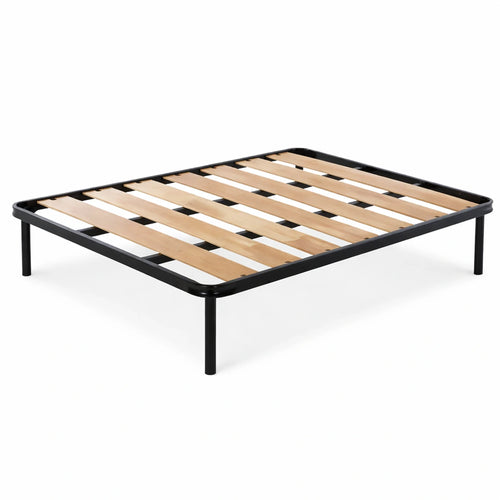 Rete con 7 doghe larghe in multistrato di betulla e struttura in acciaio laminato - LARGE BASIC