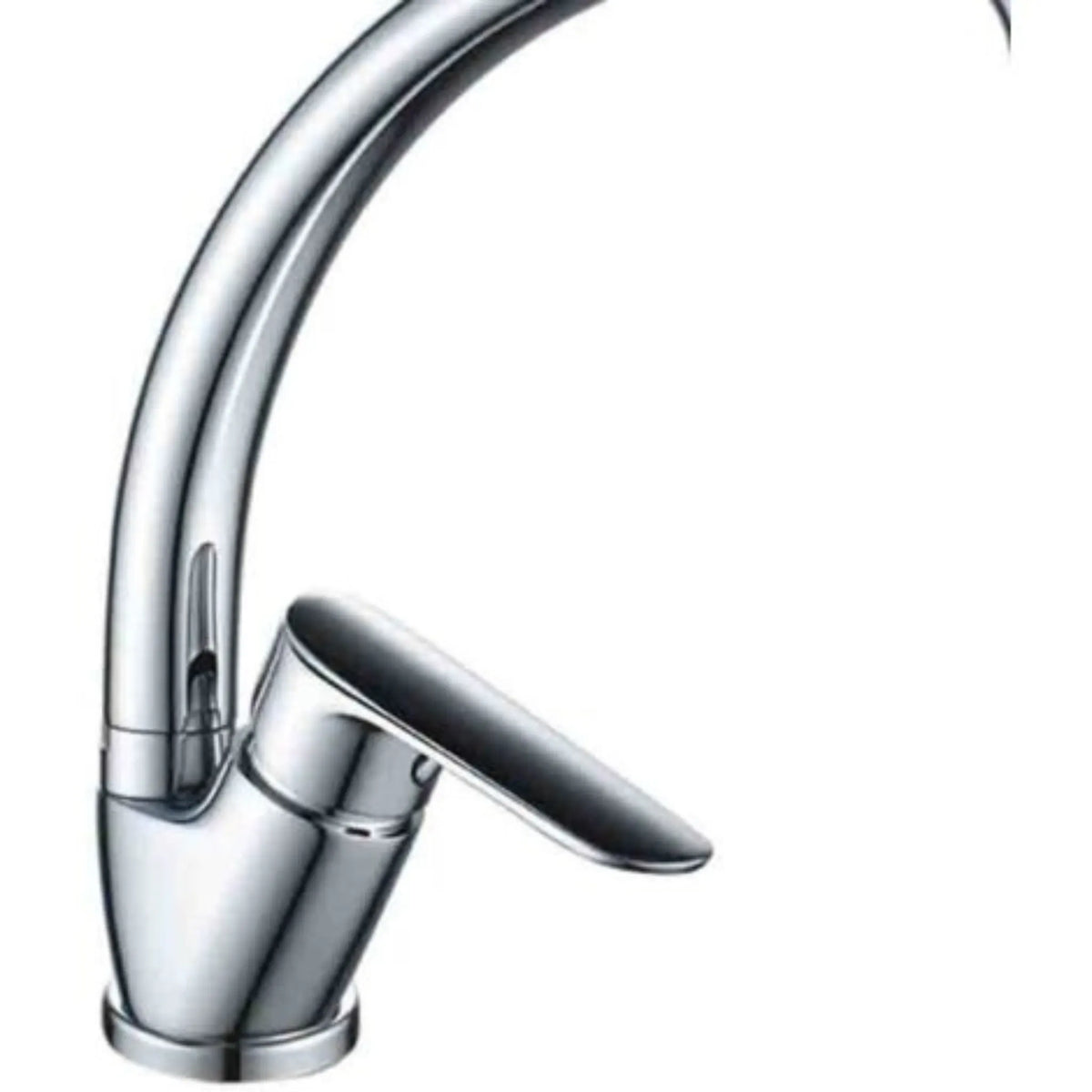 Miscelatore lavello cromato con bocca alta in ottone per cucina - Boston Idrobric
