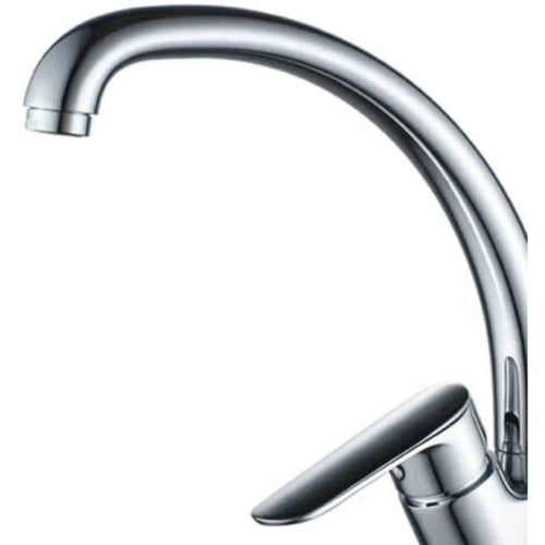 Miscelatore lavello cromato con bocca alta in ottone per cucina - Boston Idrobric