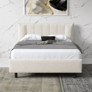 Letto matrimoniale contenitore in tessuto per camera da letto - Hug