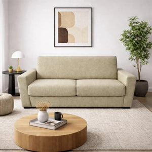 Divano letto con struttura in legno massello e materasso H11 - Zenit