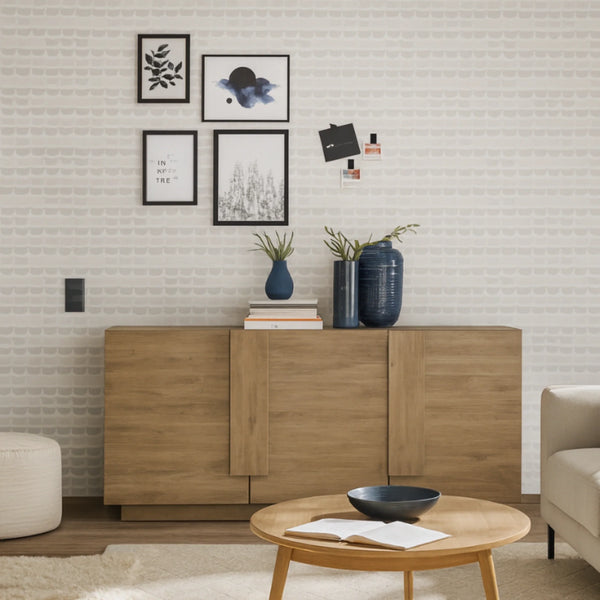 Madia rovere mercure con 3 ante - Jupiter